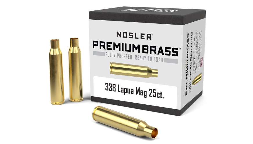 Nosler Premium Brass Box Brass - 338 Lapua (25ct) Brass 11914