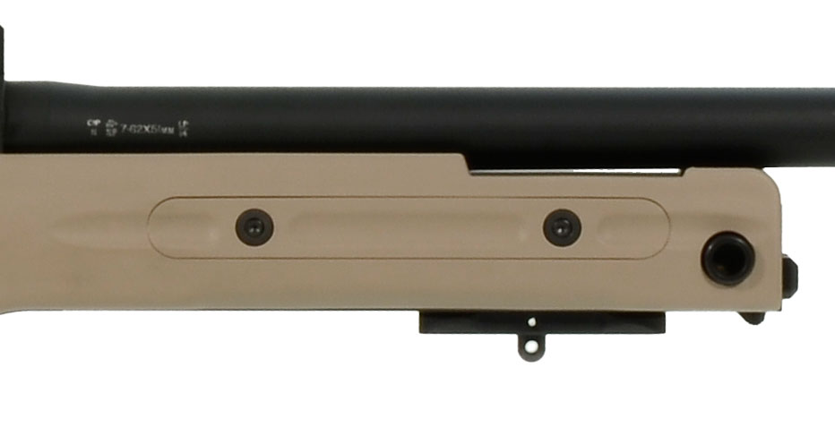 Accuracy International AT Rifle - Folding Pale Brown Stock - 308 Win 20 inch threaded bbl std brake - small firing pin - R11010-CR|AT-308RFOPBQ20THSM