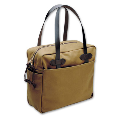 Filson Tan Zipper Tote Bag FIL-70261-TN