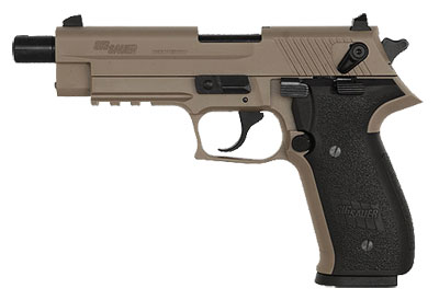 FDE, Black Slide Finish, Flat Dark Earth Frame---Same as FDE above, but with Threaded Barrel MOS-22-FDE-TB