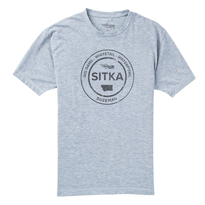 Sitka Sitka Seal Tee SS Heather Grey XXX Large 20083-HG-3XL