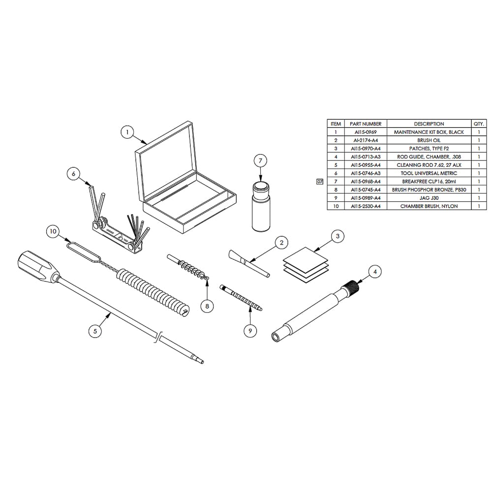 AI 7.62/.308 User Maintenance Kit 0705