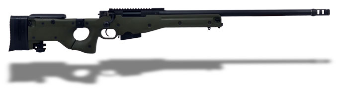 Accuracy International AW .308 24' SAS Brake, Pic Rail, Green Folder, Butt Spike, QC,QB
