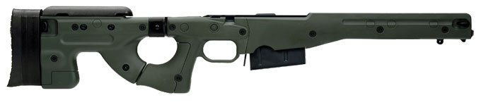 AICS Stock 2.0 Green .338 Folding Stock - Long Action