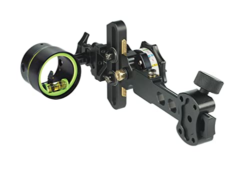HHA Tetra Tournament Edition Short Bar RYZ 2510 w/.010 2-pin 1-5/8&quot; Scope Green Top Pin &amp; Yellow 2nd Pin LH SB-RYZ-TE-2510-GYEL LH