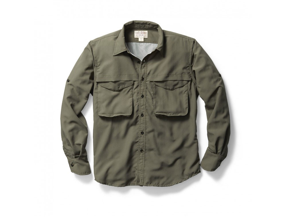 Filson Angler Shirt Light Olive MD 10535