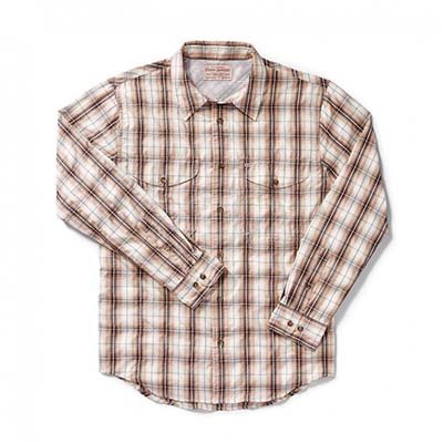 Filson Twin Lakes Sport Shirt BrwnStucco M FCO-004285 FIL-10814-BrwnStucco-M|FIL-10814-BrwnStucco-M