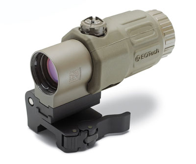 EOTech G33 Magnifier with QD STS Mount Tan G33STS-TAN Demo
