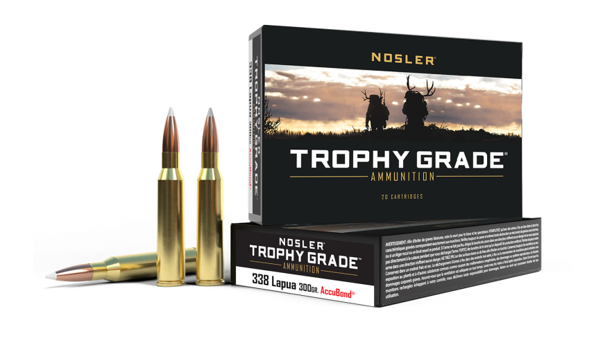 Nosler Trophy Grade TGA - 338 Lapua 300g AB SP (20ct) Ammunition 49323