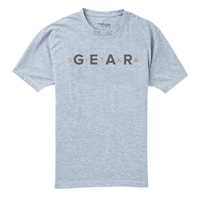 Sitka Gear Tee SS Heather Grey Small 20074-HG-S