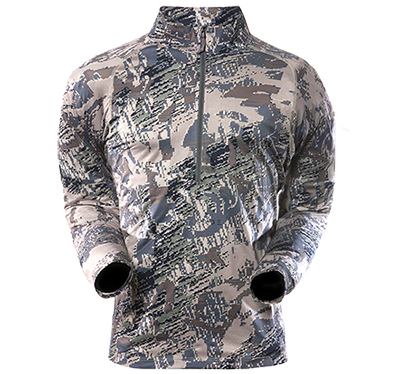 Sitka Merino Core 1 LS Zip-T Optifade Open Country X Large|10008-OB-XL