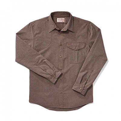 Filson Right Handed Shooting Shirt Mulch S FCO-003996 FIL-10732-Mulch-S|FIL-10732-Mulch-S