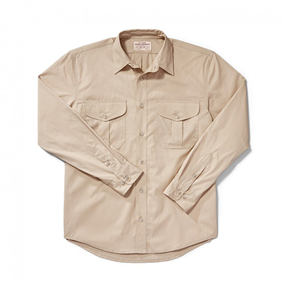 Filson Filson'S Feather Cloth Shirt DesertTan S FCO-004164 FIL-10761-DesertTan-S|FIL-10761-DesertTan-S