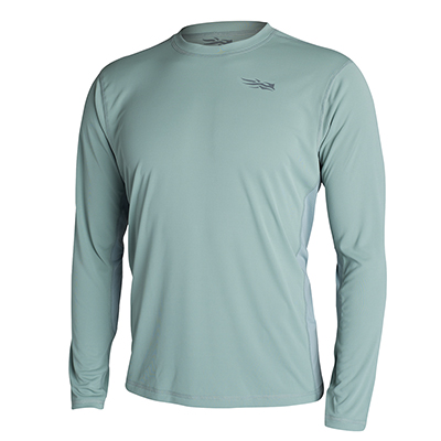 Sitka TTW Redline Performance Shirt LS Stone Blue Medium 80000-ST-M