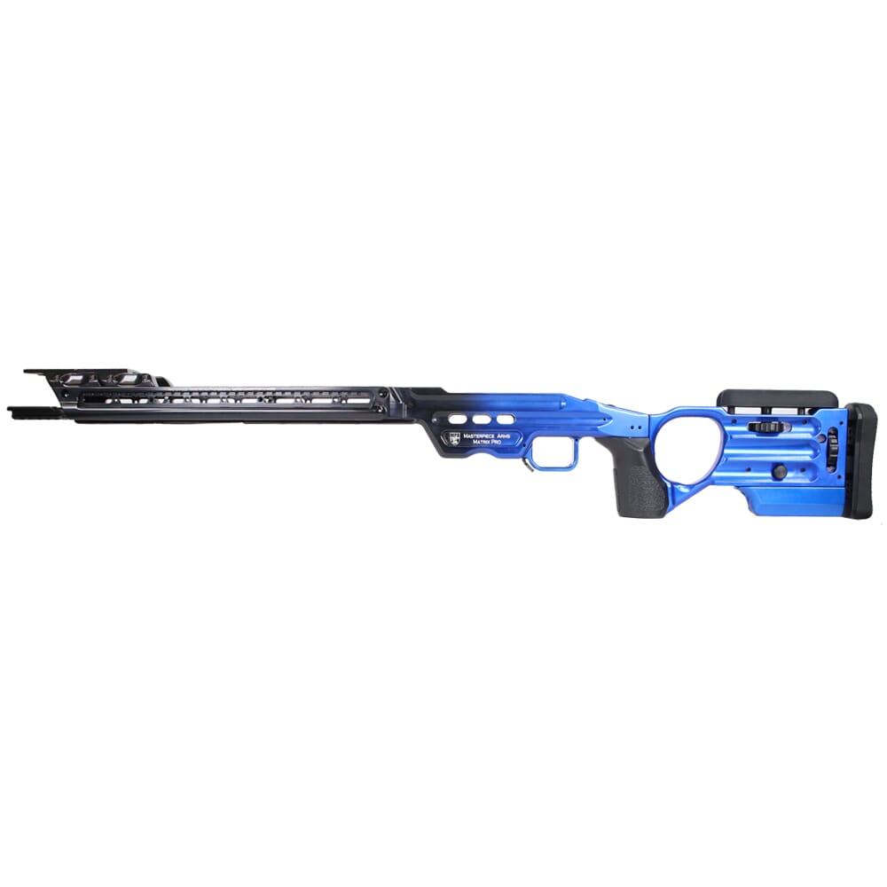 Masterpiece Arms Remington SA RH PC Blue Fade Matrix Pro Chassis MATRIXPROCHASSISREMSA-PCBF-RH-22