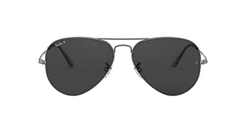Ray-Ban Aviator Metal II Gunmetal Black Polar 0RB3689-0044858