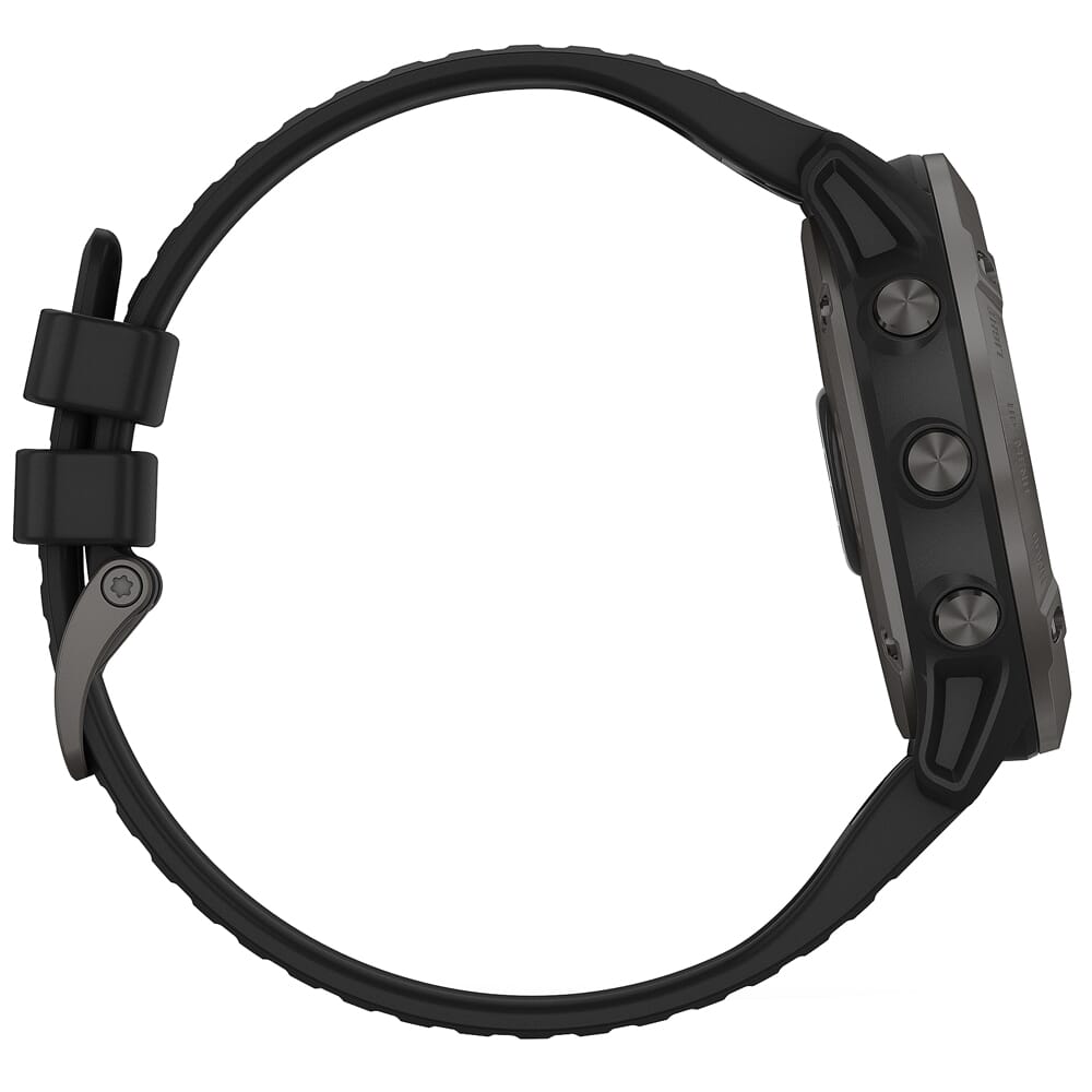 Garmin fenix 6X Sapphire Carbon Gray DLC w/Black Band Smartwatch 010-02157-10