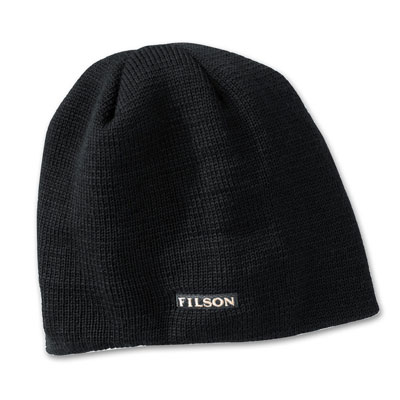 Filson Black Wool Skull Cap 60199