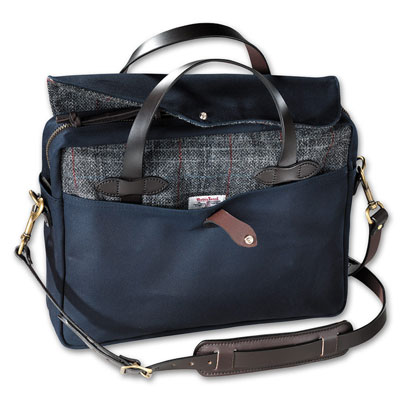 Filson Navy Twill/Tweed Original Briefcase FIL-70066-NA