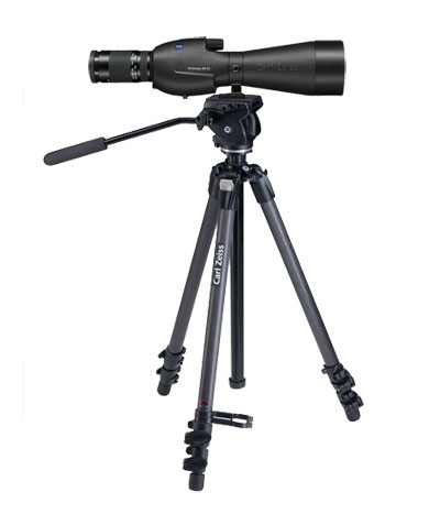 Zeiss DiaScope 85 T* FL Straight Like New Used Spotting Scope w/Variable 20-75x Eyepiece & Carbon Tripod 000000-1900-635