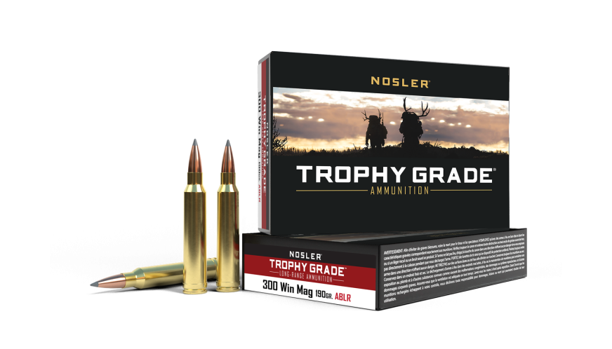 Nosler Trophy Grade (Long Range) TGA - 300 Win Mag 190g ABLR SP (20ct) Ammunition 60126