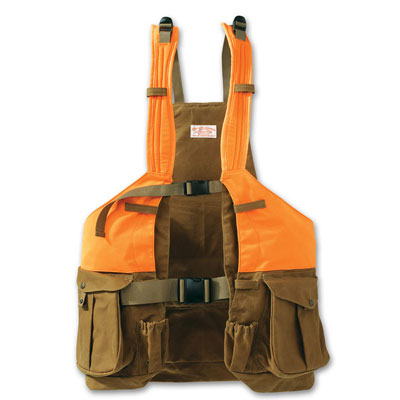Filson SM Tan/Orange Pro Guide Strap Vest 10376