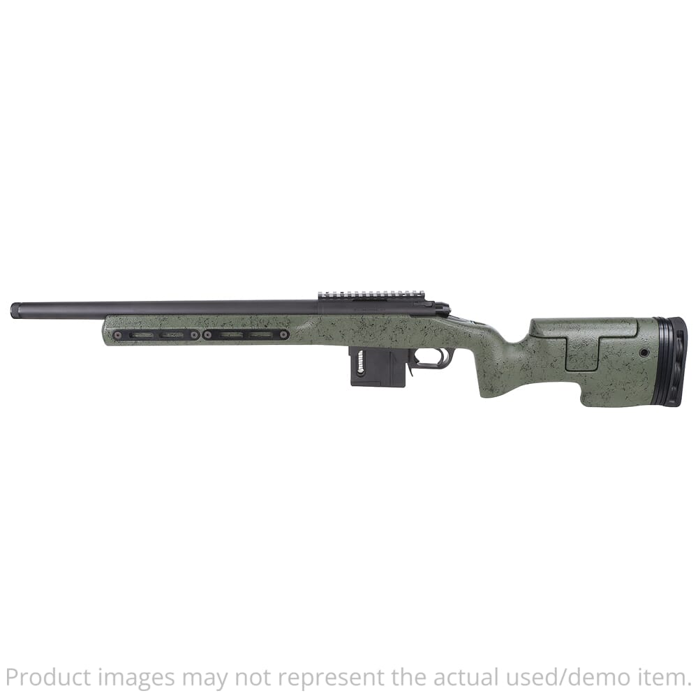 Vudoo Gun Works USED Ravage .22 LR V-22 Gen 2 30 MOA Lrg Bolt Knob 18" Threaded MTU Contour Barrel Black Rifle w/OD Green/Black Web Ridgeback Stock & (1) 10rd GFN Mag RRI-22LR-G2-MTU18T-GBOB Excellent Condition w/Minor Scratches UA5184