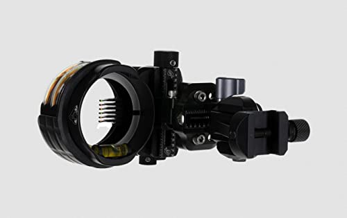 AXCEL Archery Rheo Tech Picatinny Mount 6-Pin .019 Black Bow Sight AXRT-P619-BK