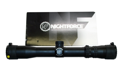 Nightforce NXS 2.5-10x32 with Medium-Velocity reticle and Zero Stop - Excellent condition with faint