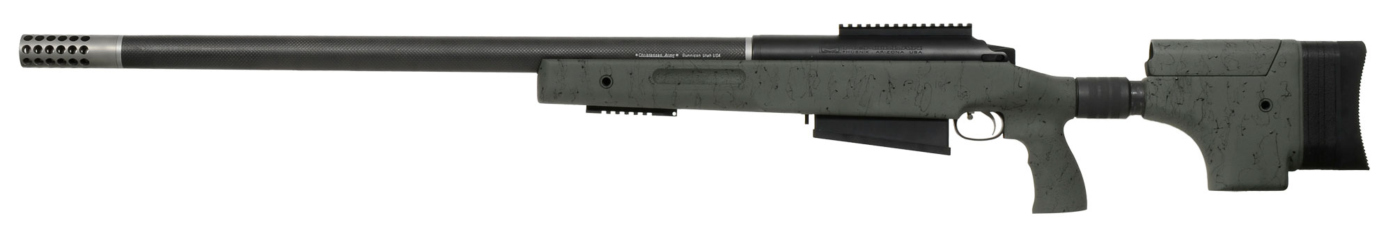 Christensen Arms Carbon Ranger 50BMG 32 inch McMillan Tac50 Green stock with Black Webbing