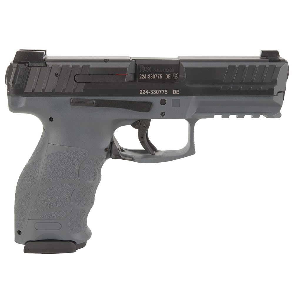 HK VP9 9mm Grey Pistol w/(3) 10rd Mags, Night Sights, (2) Add'tl Backstraps, & (2) Add'tl Sets of Lateral Grip Plates 81000232