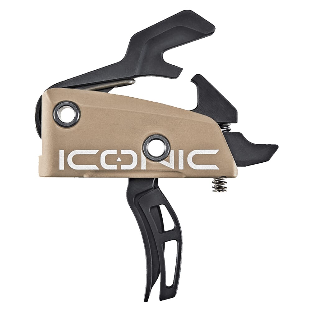 RISE Armament ICONIC by RISE Independent Two-Stage 3.0lbs FDE Trigger w/Anti-Walk Pins T22-FDE
