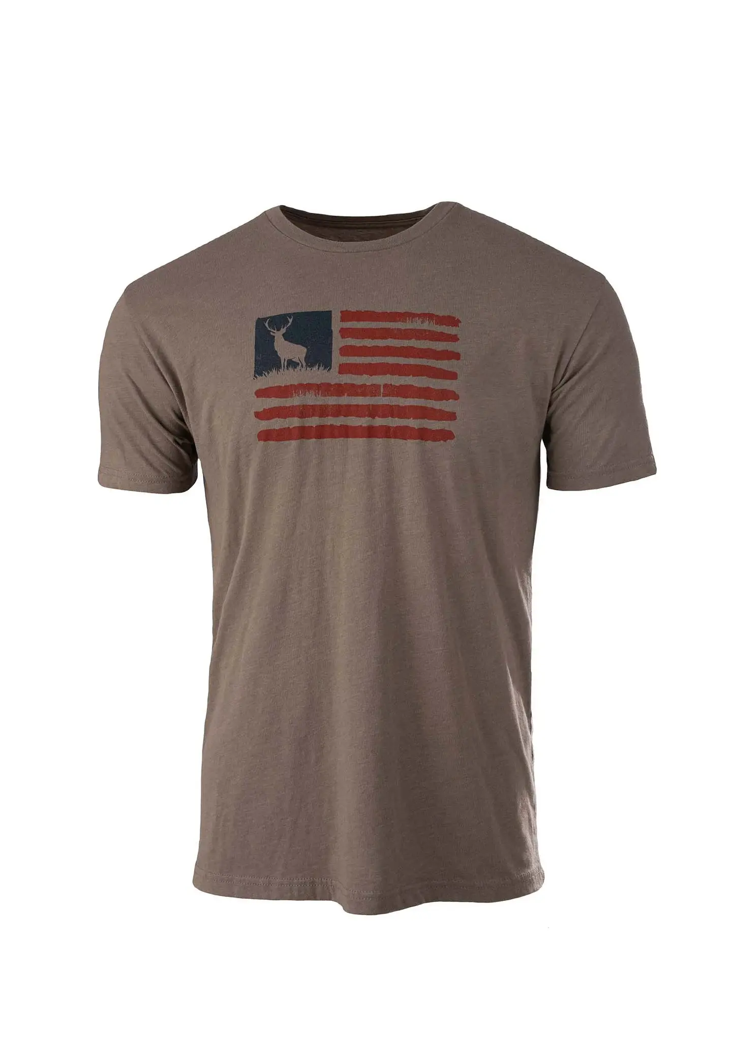 Pnuma Outdoors United We Stand Tee, Gray Color XL LS-TS-UH-XL