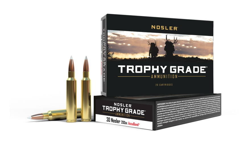 Nosler Trophy Grade TGA - 30 Nosler 200g AB SP (20ct) Ammunition 61012