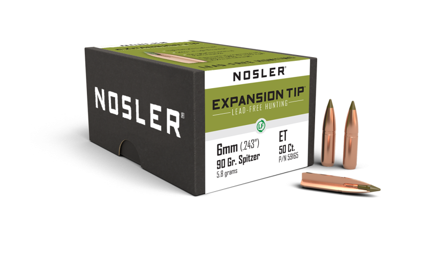 Nosler E-Tip ET - 6mm 90g SP b555 (50ct, M/P of 3) Bullets 59165