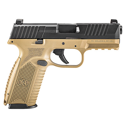FN 509 NMS FDE/BLK DS 9mm 10rd 66-100358