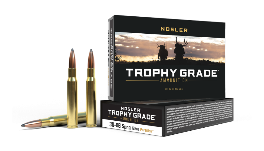 Nosler Trophy Grade TGA - 30-06 Sprg 165g PT SP (20ct) Ammunition 61018