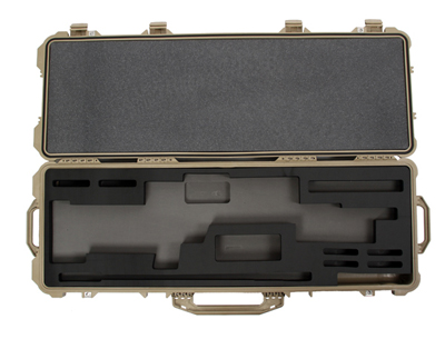Pelican custom hard case for Desert Tech SRS Desert Tan - Desert Tech