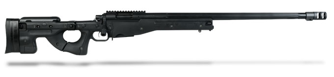 Surgeon Scalpel 7WSM-Black AI Folding Stock-Jewel Trigger-26in Fluted-Badger FTE Brake