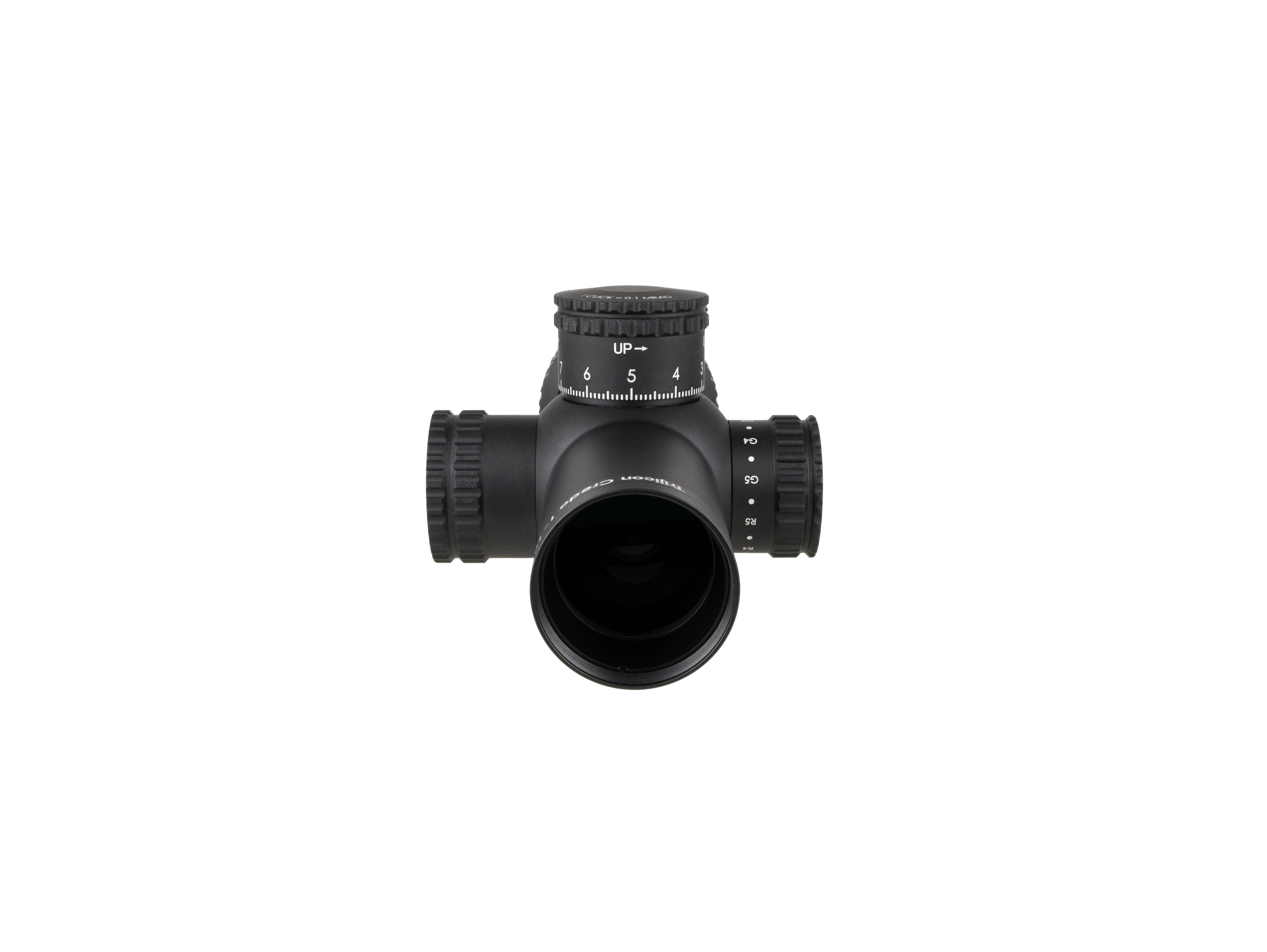 Trijicon Credo 1-10x28mm FFP Red/Green MRAD Segmented Circle 34mm Matte Blk Riflescope w/Exposed Elevation Adjuster & Return to Zero CR1028-C-2900050