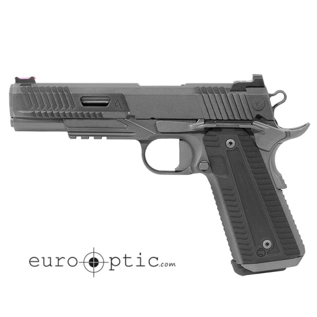Nighthawk Agent 2 .45 ACP Semi-Auto Pistol G10 Grips Light Rail 5" 10rd Magazine Single Safety Fiber Optic Front Sight Heinie Black Ledge Rear Sight