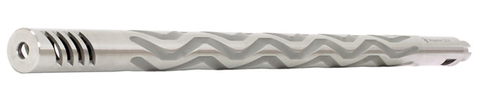 Volquartsen 22 LR Stainless Steel Snake Fluted Barrel Forward Blow Comp