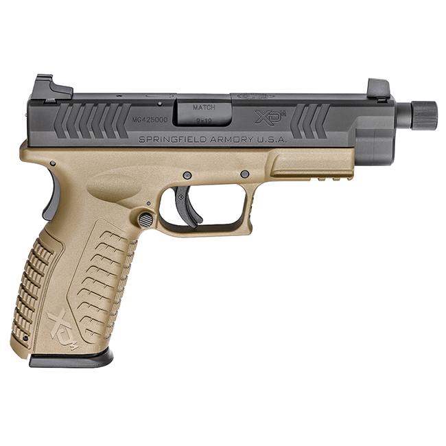 Springfield XD(M) 9MM 4.5" FDE THREADED XDMT9459FDEHCE