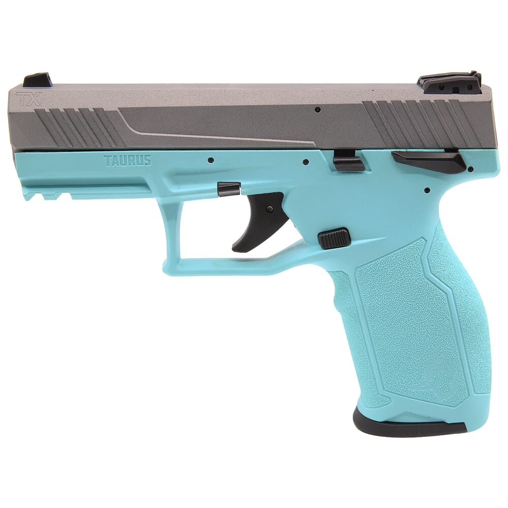 Taurus TX22 22LR 4" Cyan/Satin Nickel Pistol w/(2)16rd Mags 1-TX2214NC