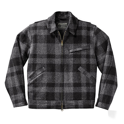 Filson Mackinaw Work Jacket GrayBlack XXL FCO-014349 FIL-10776-GrayBlack-XXL|FIL-10776-GrayBlack-XXL