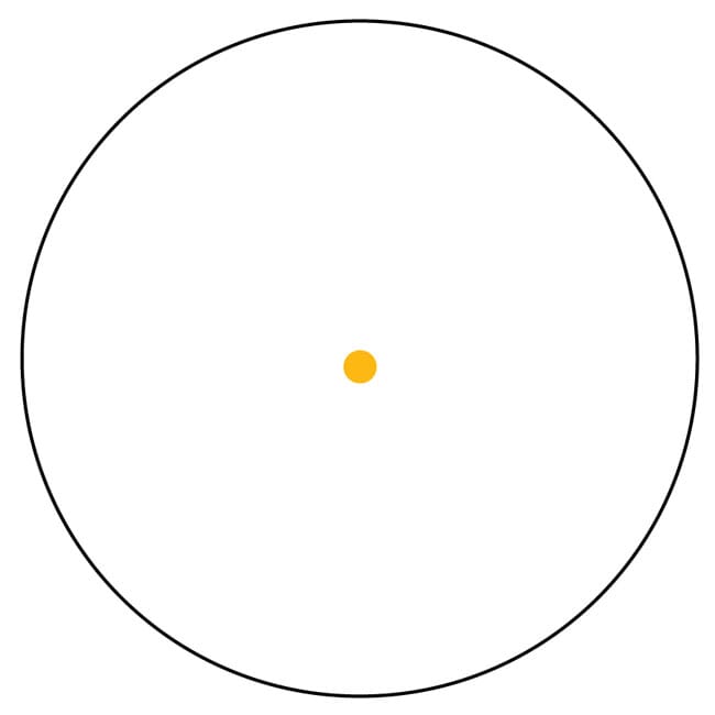 Trijicon 1x42 Amber 4.5 MOA Dot Reflex Sight RX34-23