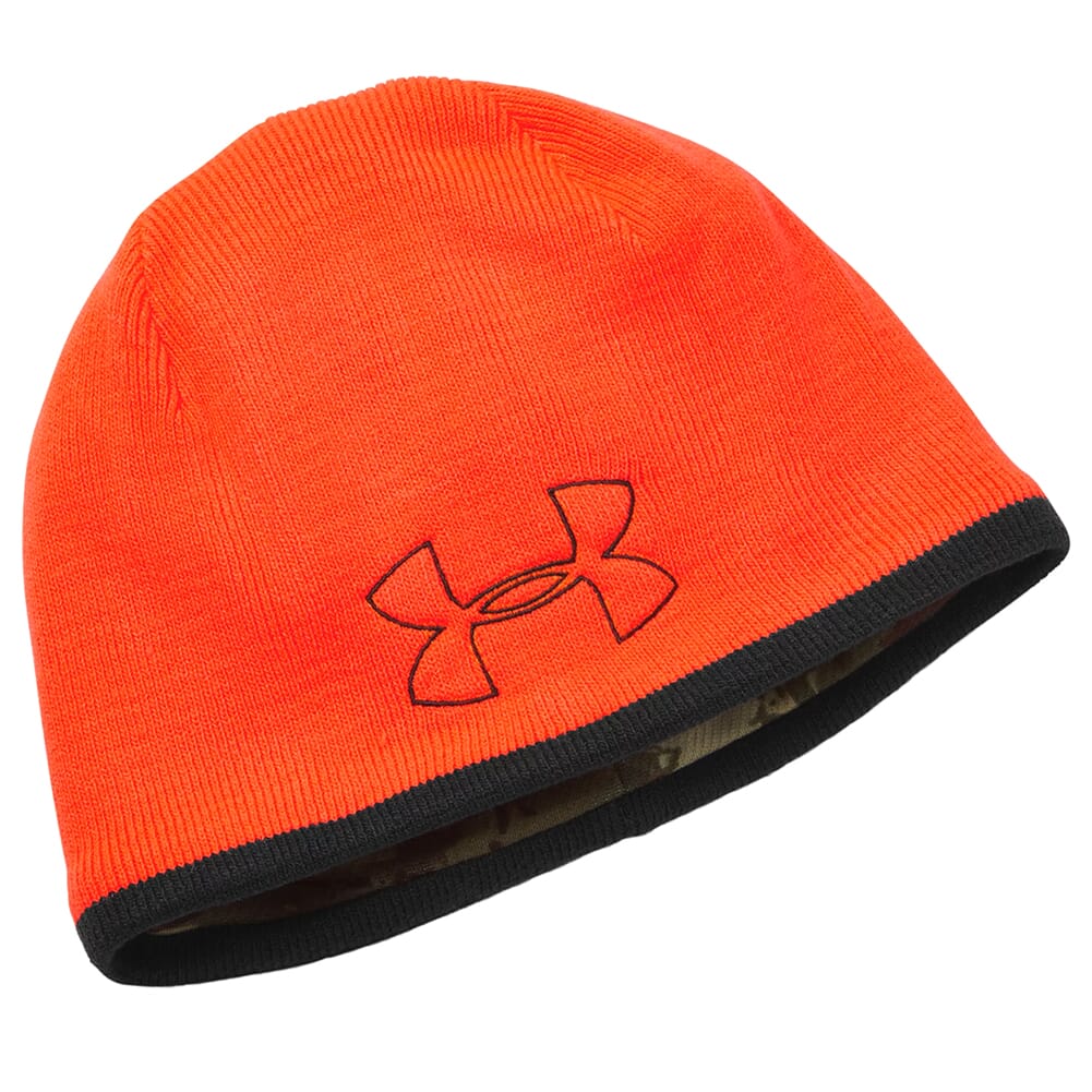 Under Armour Men's Reversible Camo Beanie UA Forest 2.0 Camo/Blz Org/Blz Org OSFA 1343194-988001