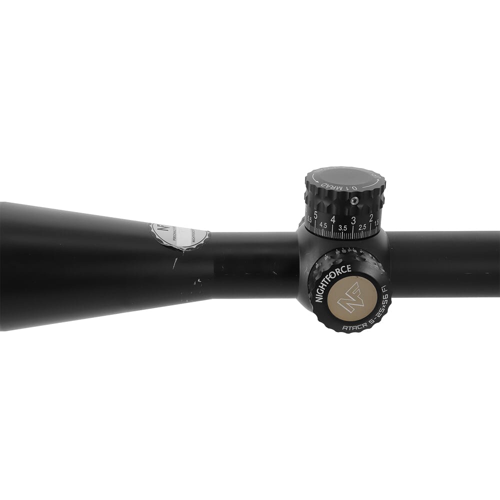 Nightforce ATACR 5-25x56mm F1 ZeroStop .1 Mil-Radian DigIllum PTL Mil-R UA-1106