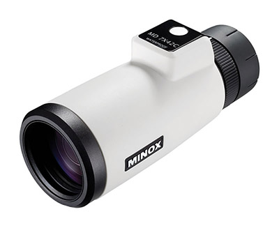 MINOX MD 7x42 C Monocular - White 62214 62214
