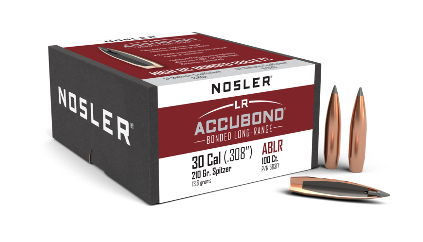 Nosler AccuBond Long Range ABLR - 30 210g SP (100ct) Bullets 58317